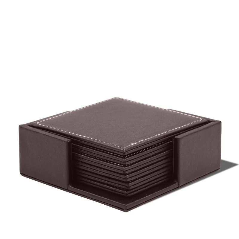 Leather Desk Pad - 6 Cái/bộ Cho Công Sở Đế