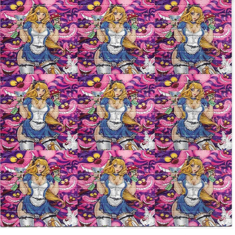 Ink Blotter Paper - Gợi Cảm Alice Tâm LSD Axit