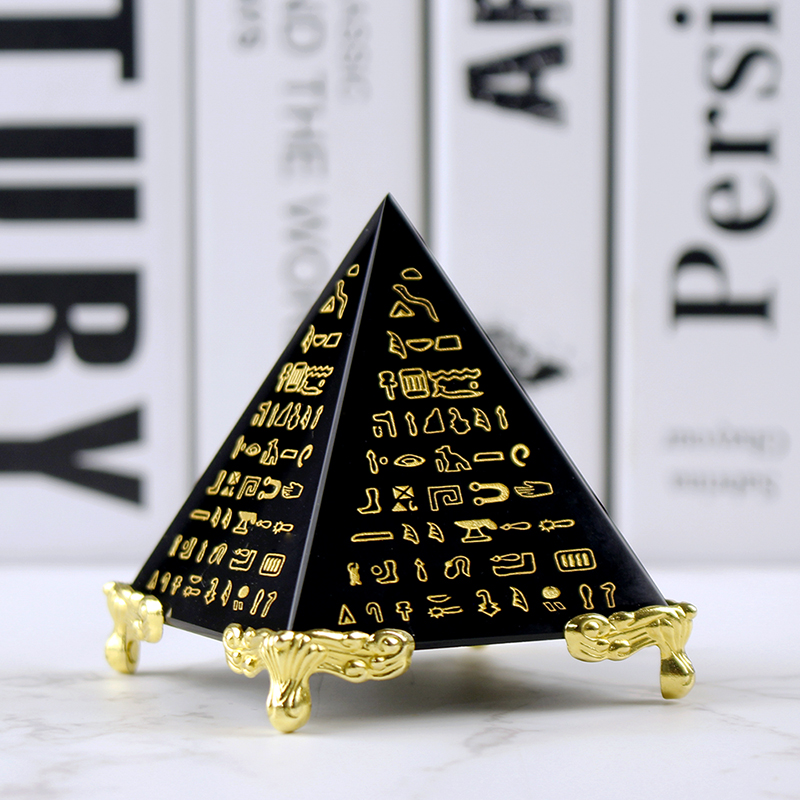 Paper Weight Crystal - Ai Cập Pha Lê Obsidian Mô