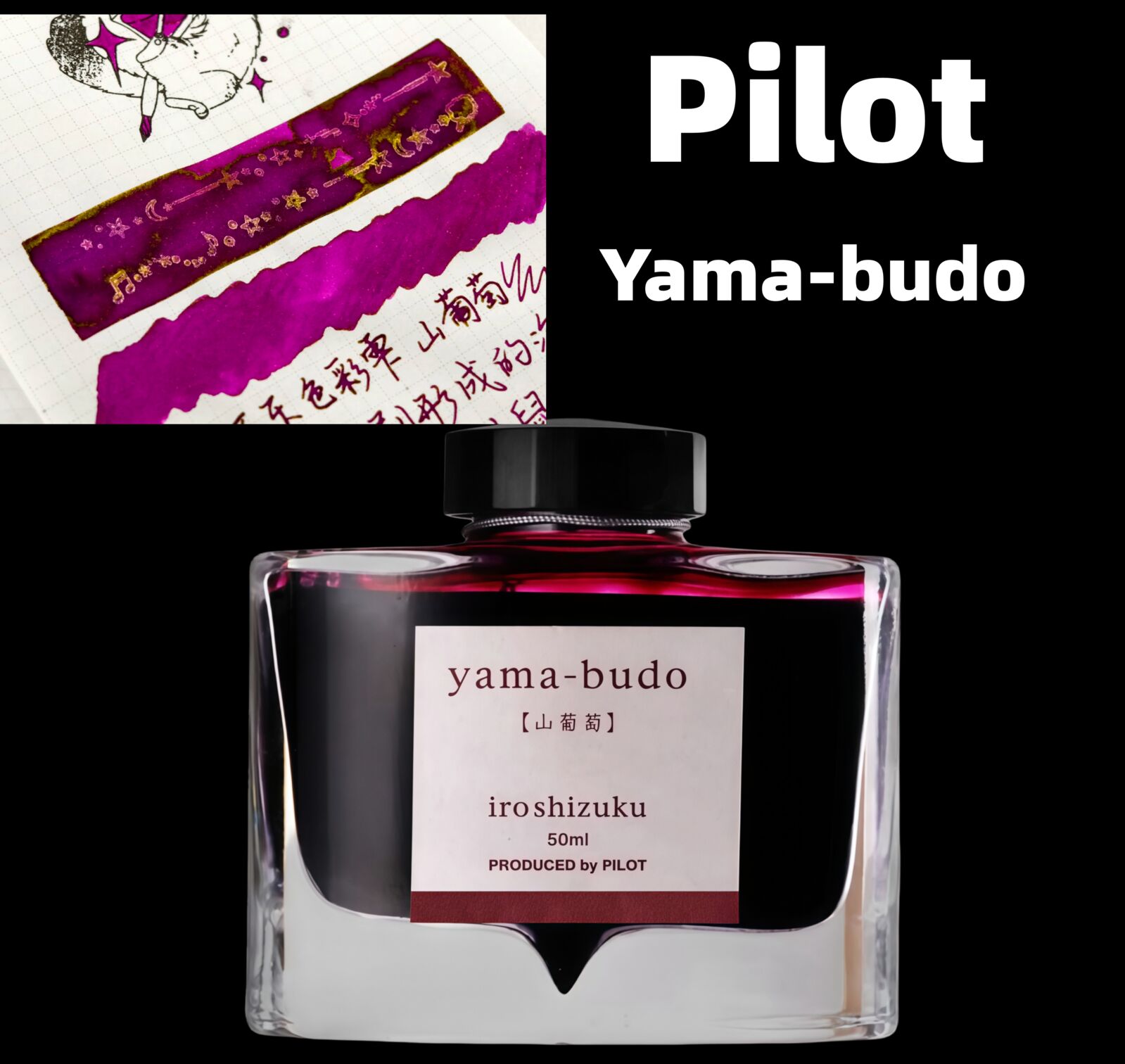 JAPAN Pilot Iroshizuku, Yama-b - đánh giá và giá Fountain Pen Bottled Ink
