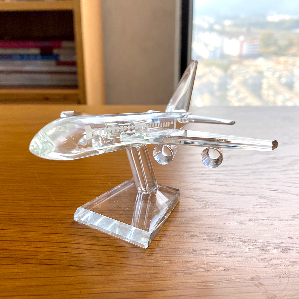 Pha Lê Trong Suốt Dễ Thương Má - đánh giá và giá Paper Weight Crystal