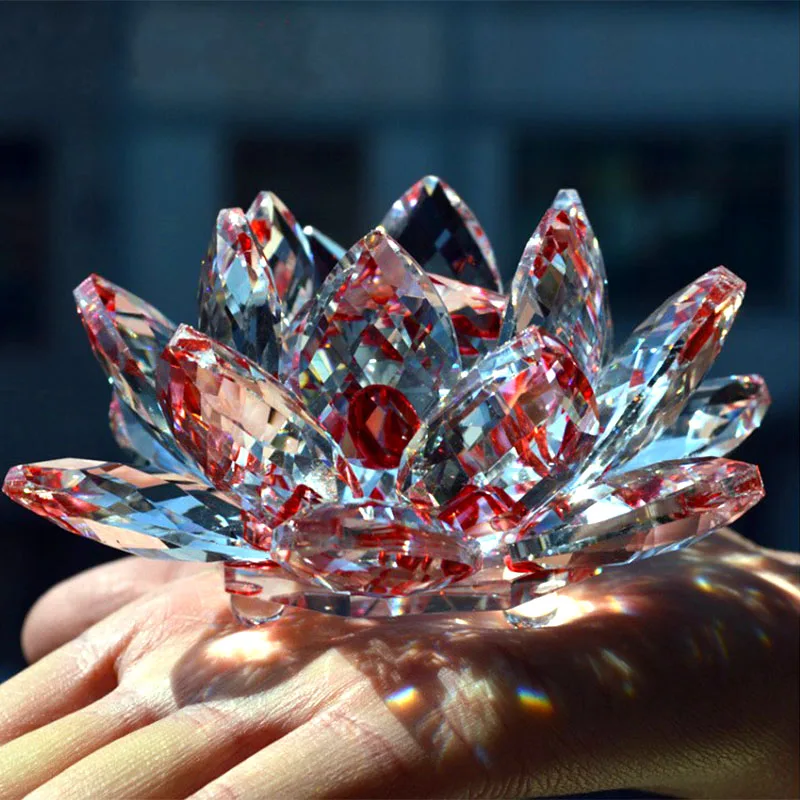 80mm Quartz Crystal Lotus Flow - đánh giá và giá Paper Weight Crystal