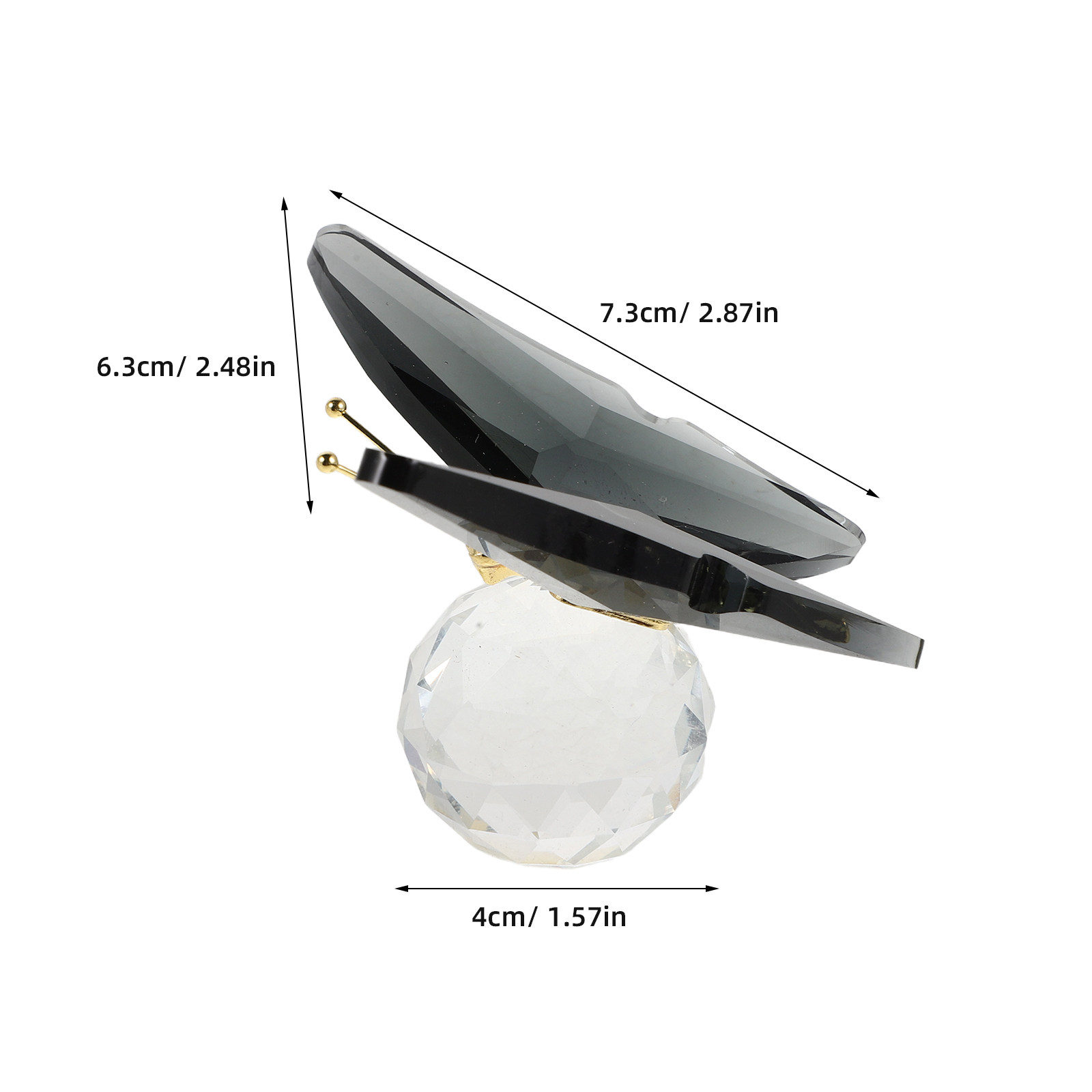 Clear Crystal Butterfly Paperw - đánh giá và giá Paper Weight Crystal