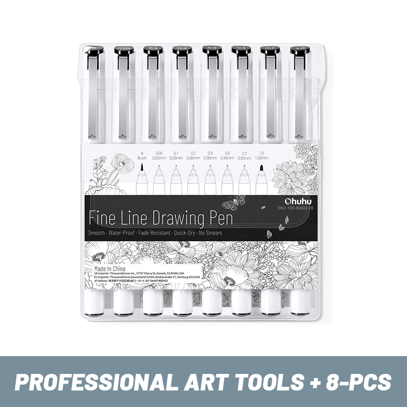 Ohuhu Micro Pen Fineliner Draw - đánh giá và giá Correction Pen Fine