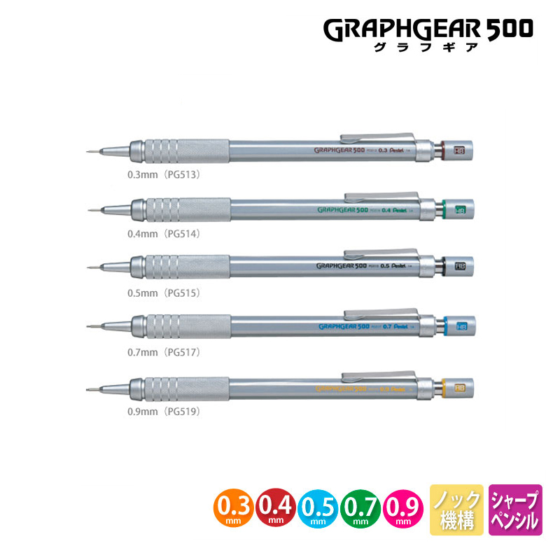 Pentel Graphgear 500 Drafting  - đánh giá và giá Pentel Pen Graphgear