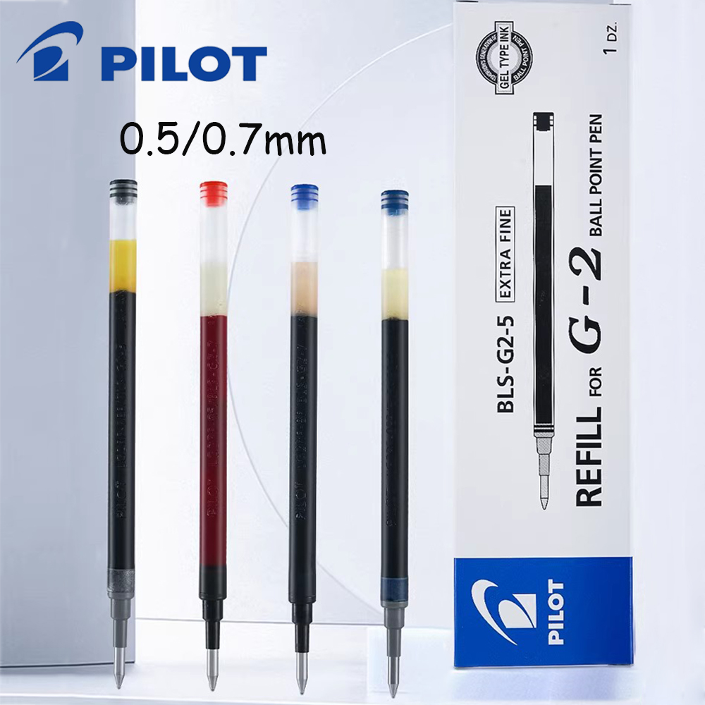 12pcs Japan PILOT Gel Pen Refi - đánh giá và giá Pilot Pen G2